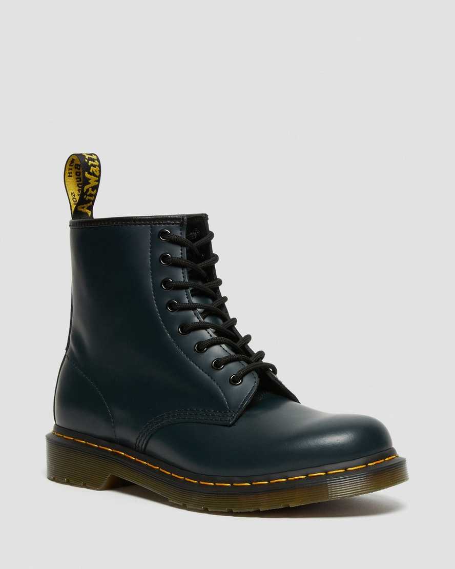 Dr. Martens 1460 Smooth Nahka Miesten Nauhalliset Nilkkurit - Laivastonsininen Nilkkurit [768-SRWBAK